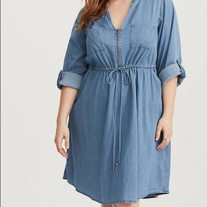 Torrid chambray shirt dress 2x